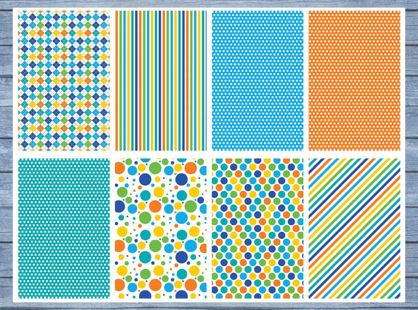 Colorful Dots Full Box Planner Stickers, Big Happy Planner, Erin Condren, Classic Happy Planner