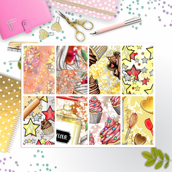 Cupcake Full Box Big Happy Planner, Erin Condren, Classic Happy Planner