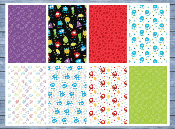 Cute Monsters Full Box Big Happy Planner, Erin Condren, Classic Happy Planner