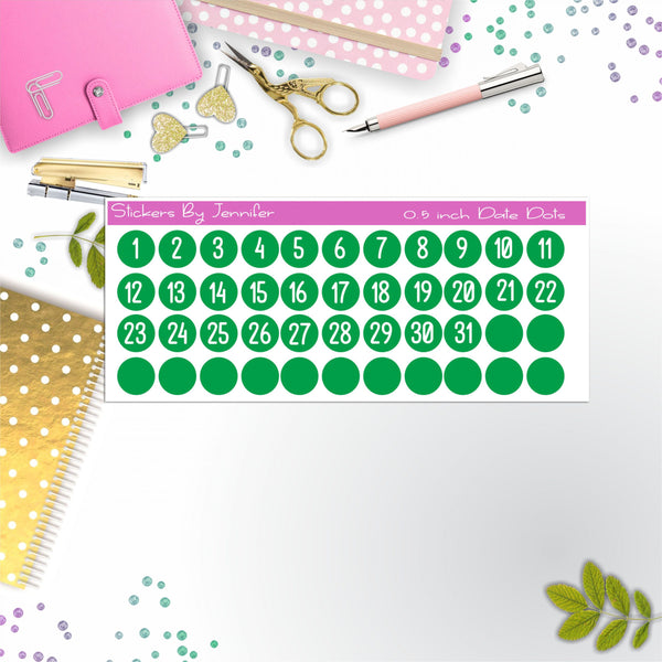 Date Covers, Date Dots, Number Stickers P-30, Planner Stickers, Journal Stickers, Functional Planner Stickers, Stationary Stickers