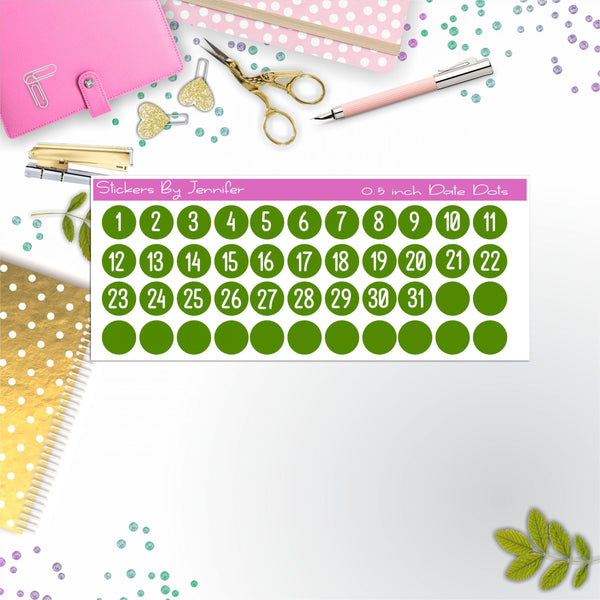 Date Covers, Date Dots, Number Stickers P-33, Planner Stickers, Journal Stickers, Functional Planner Stickers, Stationary Stickers