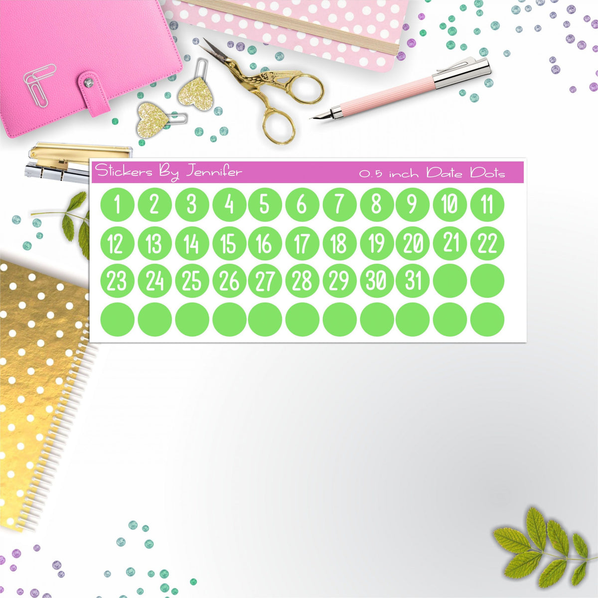 Date Covers, Date Dots, Number Stickers P-36, Planner Stickers, Journal Stickers, Functional Planner Stickers, Stationary Stickers
