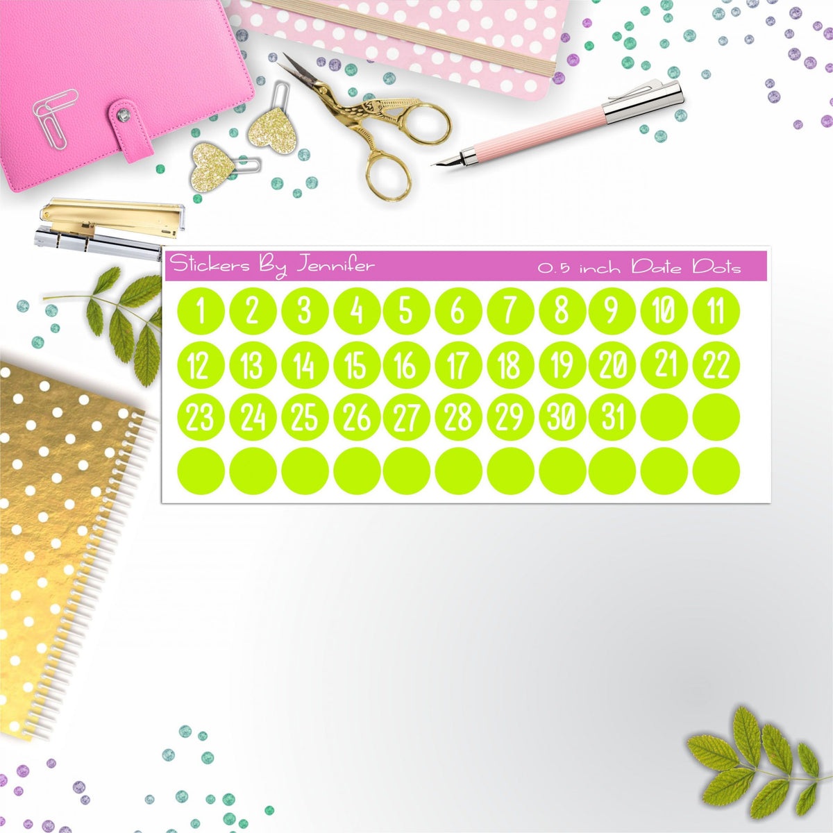 Date Covers, Date Dots, Number Stickers P-40, Planner Stickers, Journal Stickers, Functional Planner Stickers, Stationary Stickers
