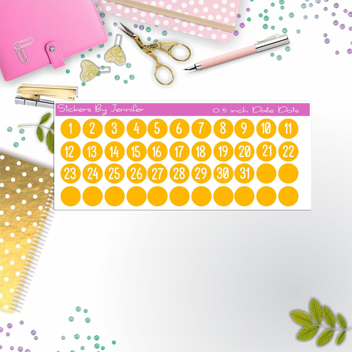 Date Covers, Date Dots, Number Stickers P-41, Planner Stickers, Journal Stickers, Functional Planner Stickers, Stationary Stickers