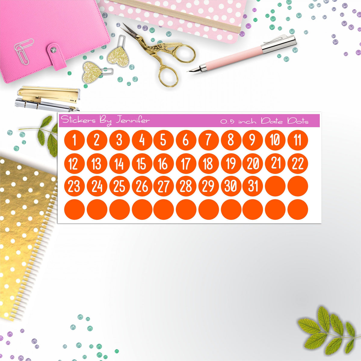 Date Covers, Date Dots, Number Stickers P-46, Planner Stickers, Journal Stickers, Functional Planner Stickers, Stationary Stickers