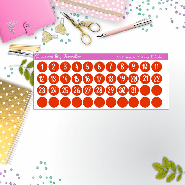 Date Covers, Date Dots, Number Stickers P-49, Planner Stickers, Journal Stickers, Functional Planner Stickers, Stationary Stickers