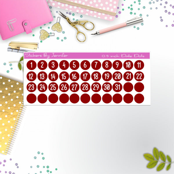 Date Covers, Date Dots, Number Stickers P-53, Planner Stickers, Journal Stickers, Functional Planner Stickers, Stationary Stickers