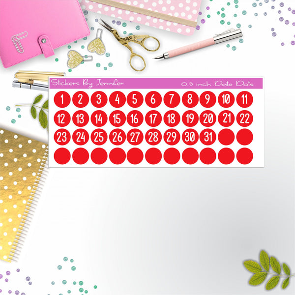 Date Covers, Date Dots, Number Stickers P-55, Planner Stickers, Journal Stickers, Functional Planner Stickers, Stationary Stickers