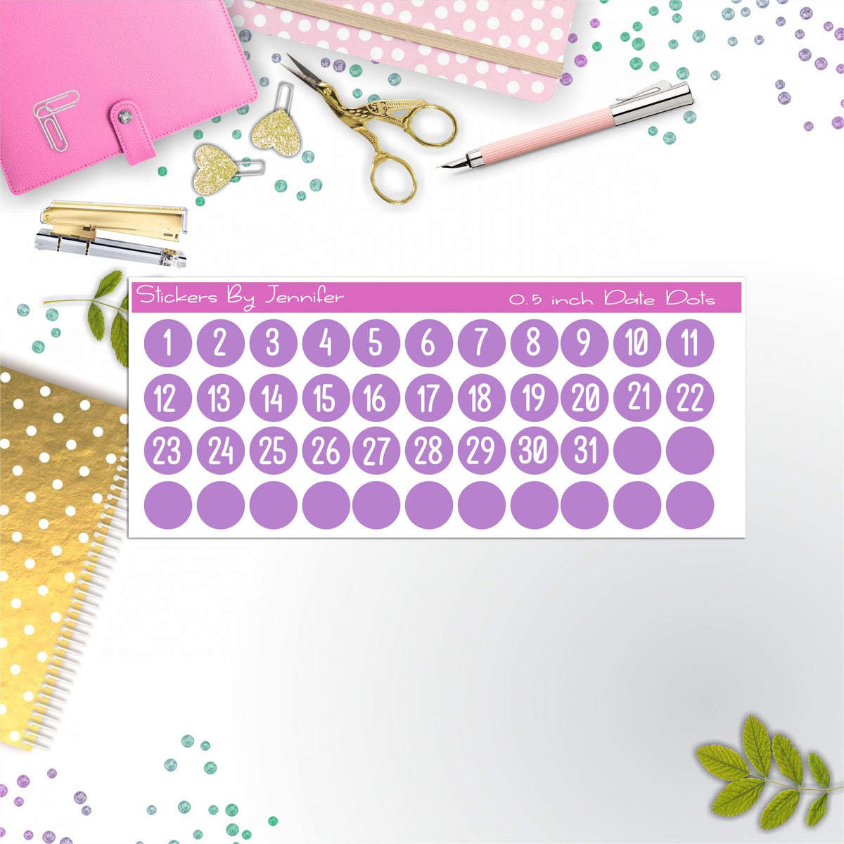 Date Covers, Date Dots, Number Stickers P-65, Planner Stickers, Journal Stickers, Functional Planner Stickers, Stationary Stickers