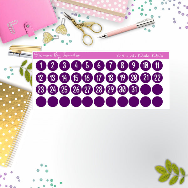 Date Covers, Date Dots, Number Stickers P-67, Planner Stickers, Journal Stickers, Functional Planner Stickers, Stationary Stickers