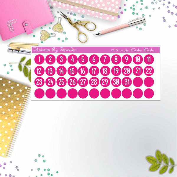Date Covers, Date Dots, Number Stickers P-75, Planner Stickers, Journal Stickers, Functional Planner Stickers, Stationary Stickers
