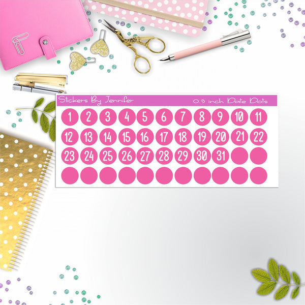 Date Covers, Date Dots, Number Stickers P-76, Planner Stickers, Journal Stickers, Functional Planner Stickers, Stationary Stickers