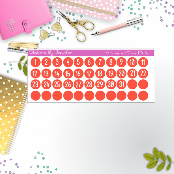 Date Covers, Date Dots, Number Stickers P-84, Planner Stickers, Journal Stickers, Functional Planner Stickers, Stationary Stickers