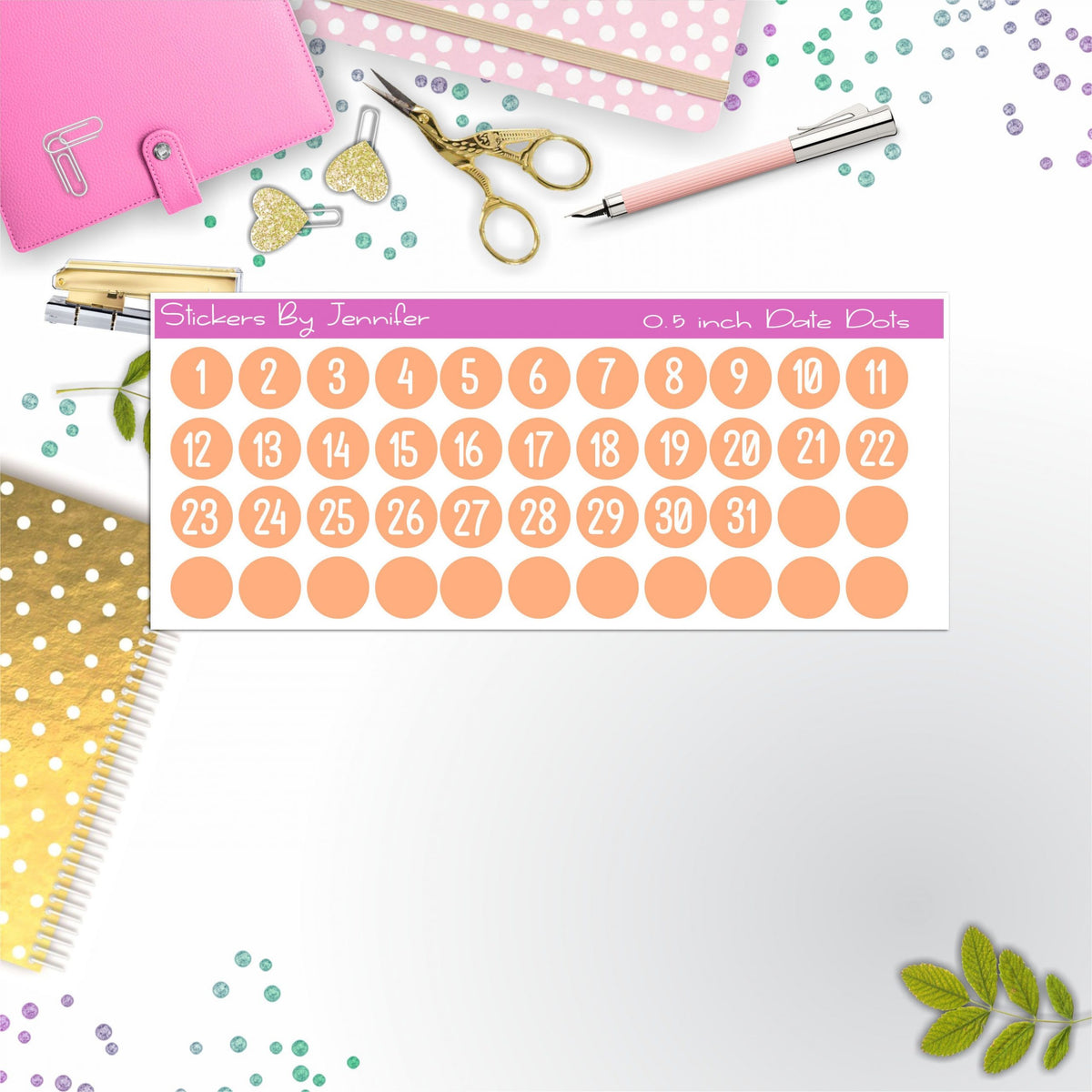 Date Covers, Date Dots, Number Stickers P-86, Planner Stickers, Journal Stickers, Functional Planner Stickers, Stationary Stickers
