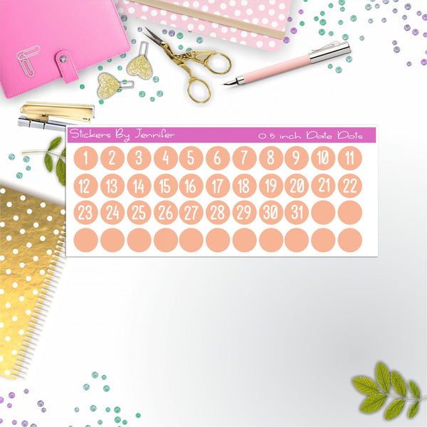 Date Covers, Date Dots, Number Stickers P-88, Planner Stickers, Journal Stickers, Functional Planner Stickers, Stationary Stickers