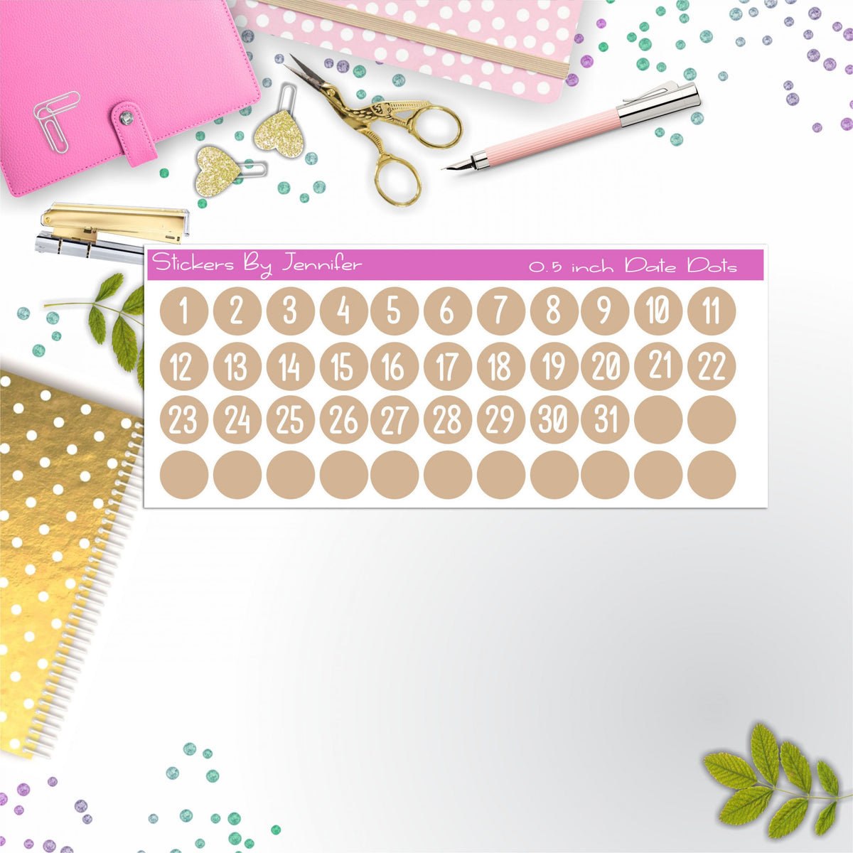Date Covers, Date Dots, Number Stickers P-92, Planner Stickers, Journal Stickers, Functional Planner Stickers, Stationary Stickers