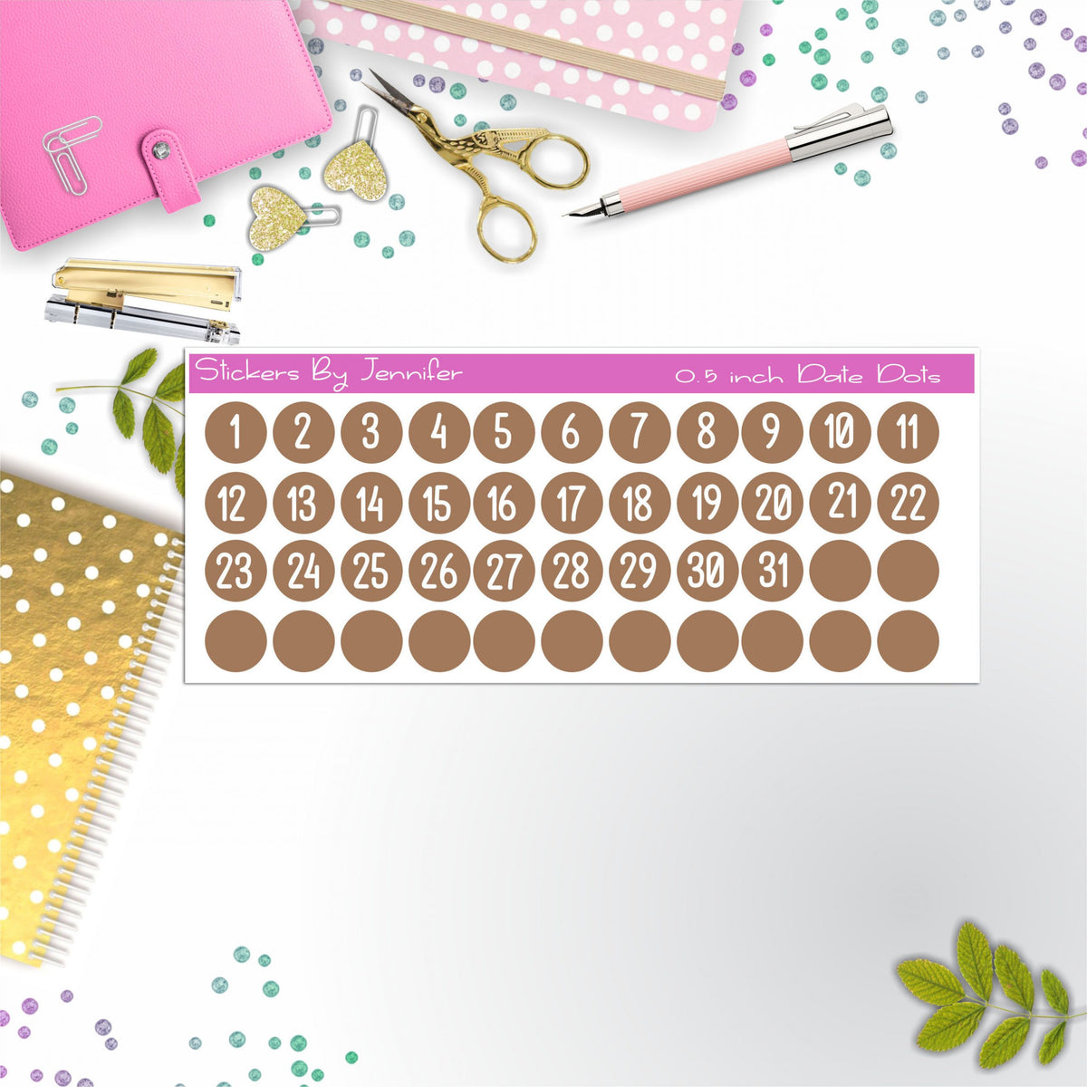 Date Covers, Date Dots, Number Stickers P-94, Planner Stickers, Journal Stickers, Functional Planner Stickers, Stationary Stickers