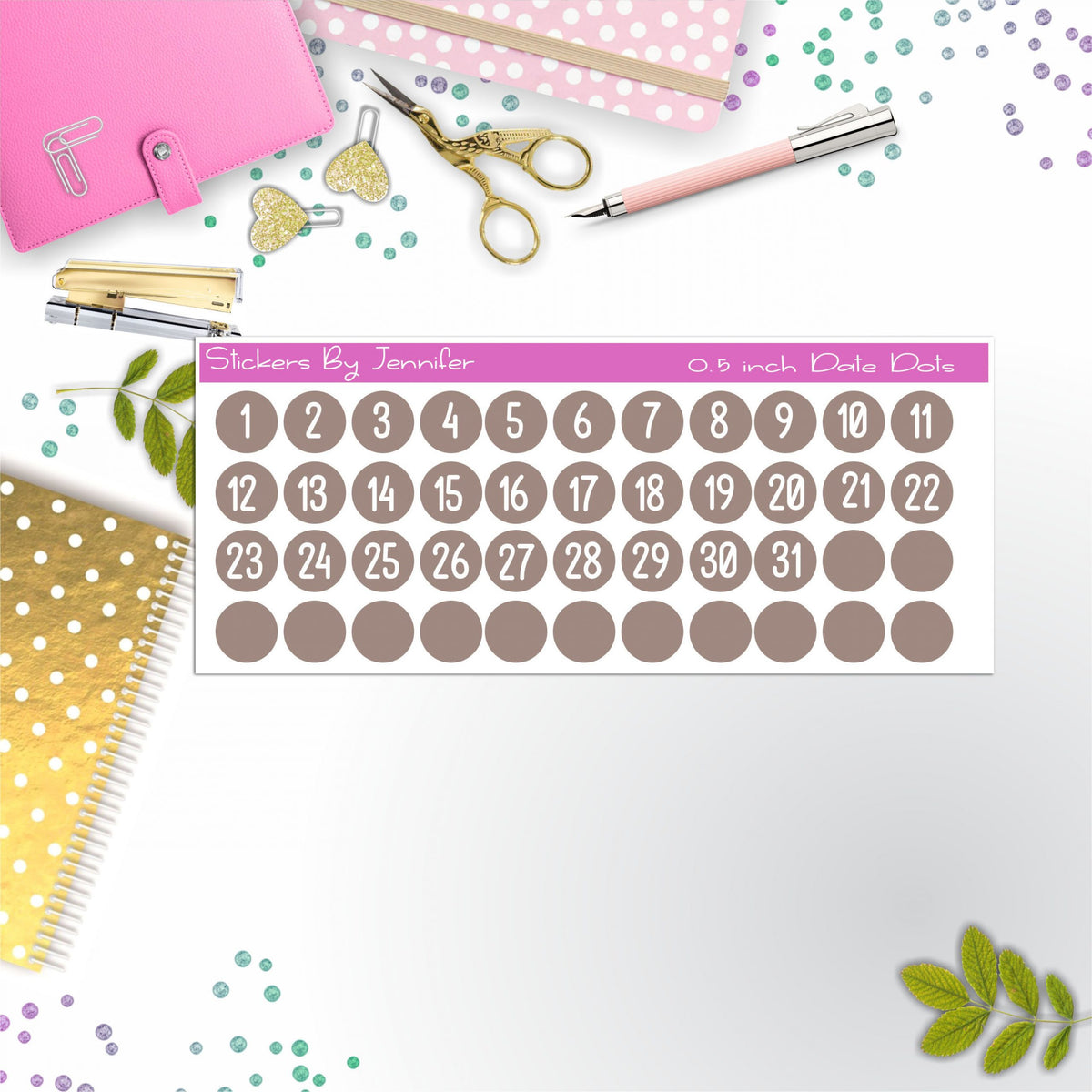 Date Covers, Date Dots, Number Stickers P-96, Planner Stickers, Journal Stickers, Functional Planner Stickers, Stationary Stickers
