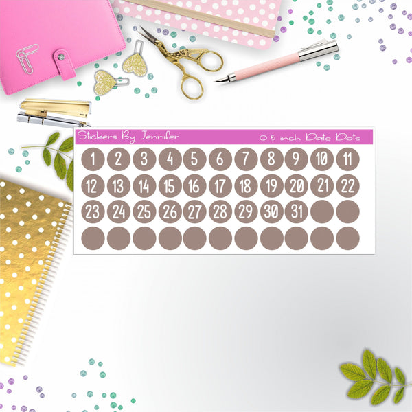 Date Covers, Date Dots, Number Stickers P-96, Planner Stickers, Journal Stickers, Functional Planner Stickers, Stationary Stickers