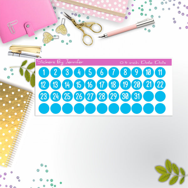 Date Covers, Date Dots P-12, Planner Stickers, Journal Stickers, Functional Planner Stickers, Stationary Stickers