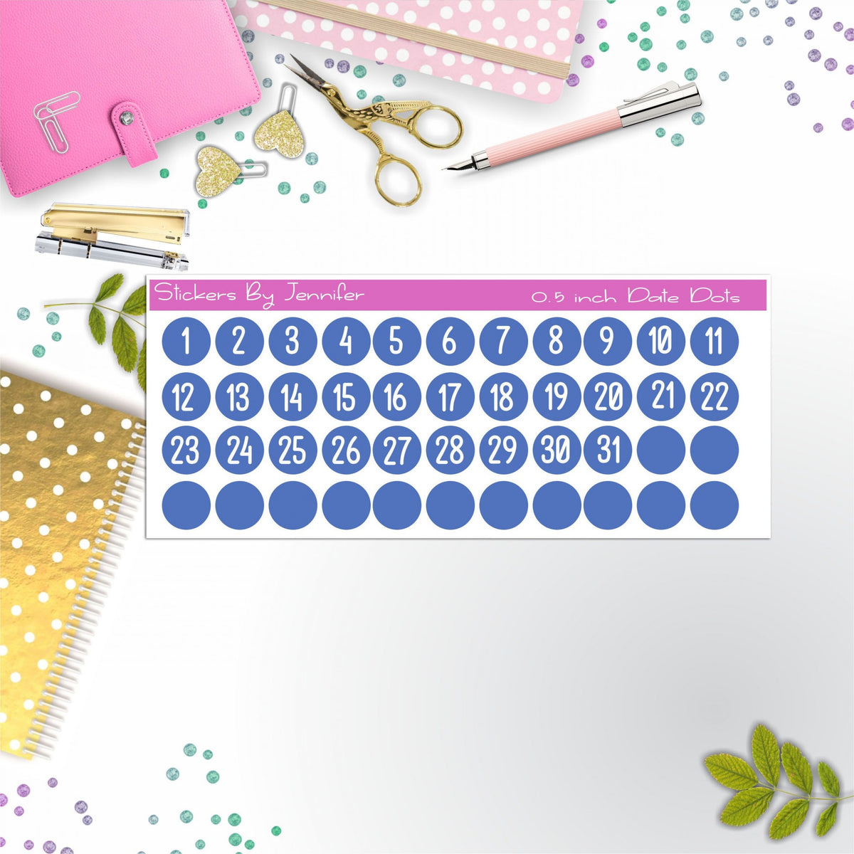 Date Covers, Date Dots P-16, Planner Stickers, Journal Stickers, Functional Planner Stickers, Stationary Stickers