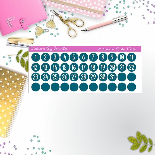 Date Covers, Date Dots P-19, Planner Stickers, Journal Stickers, Functional Planner Stickers, Stationary Stickers