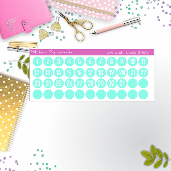 Date Covers, Date Dots P-24, Planner Stickers, Journal Stickers, Functional Planner Stickers, Stationary Stickers