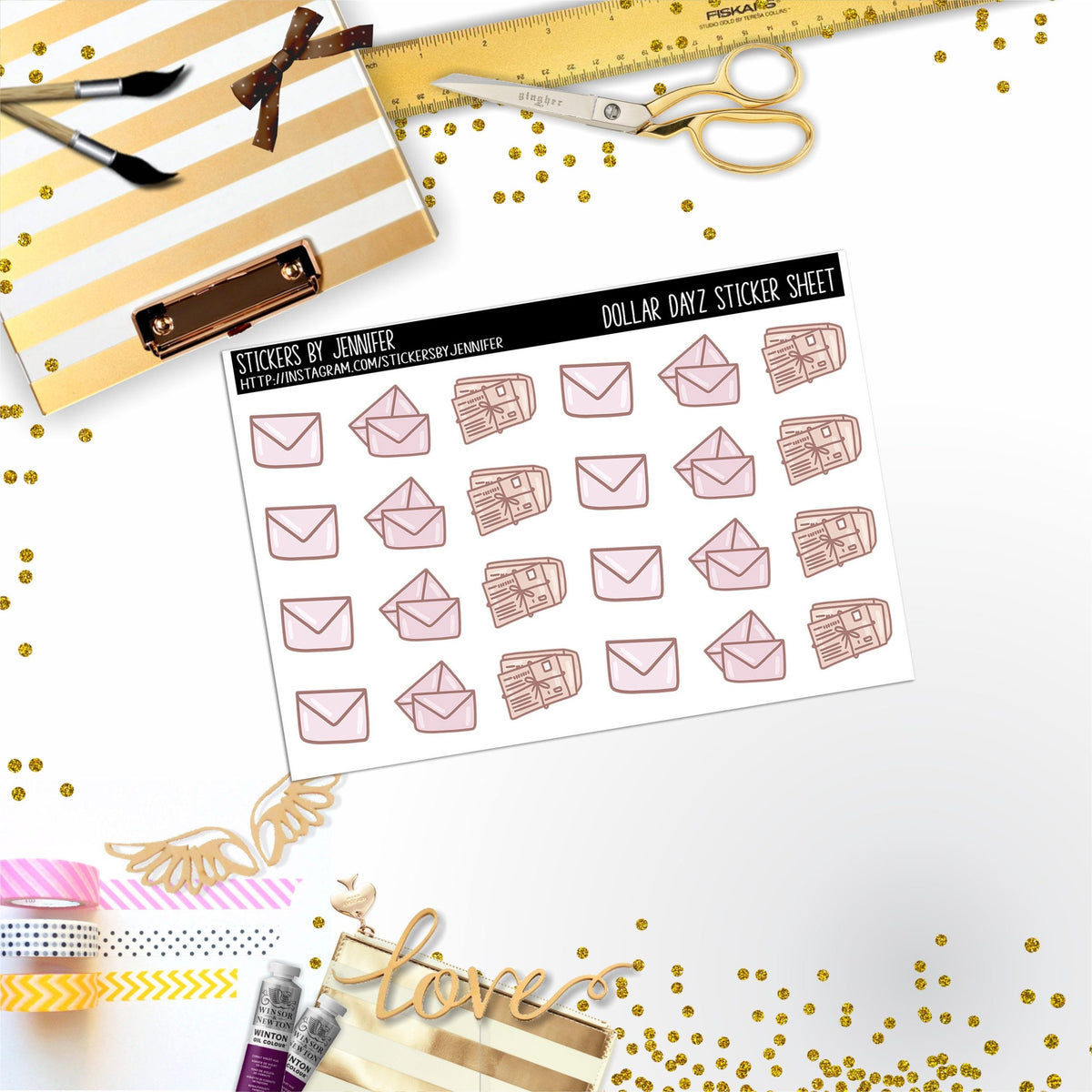 Deco Mini DD140, Planner Stickers, Bullet Journal, Functional Planner Stickers, Stationary Stickers