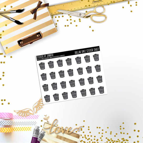 Deco Mini DD235, Planner Stickers, Bullet Journal, Functional Planner Stickers, Stationary Stickers