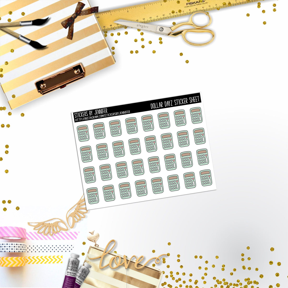Deco Mini DD284 Planner Stickers, Bullet Journal, Functional Planner Stickers, Stationary Stickers