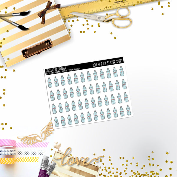 Deco Mini DD291 Planner Stickers, Bullet Journal, Functional Planner Stickers, Stationary Stickers