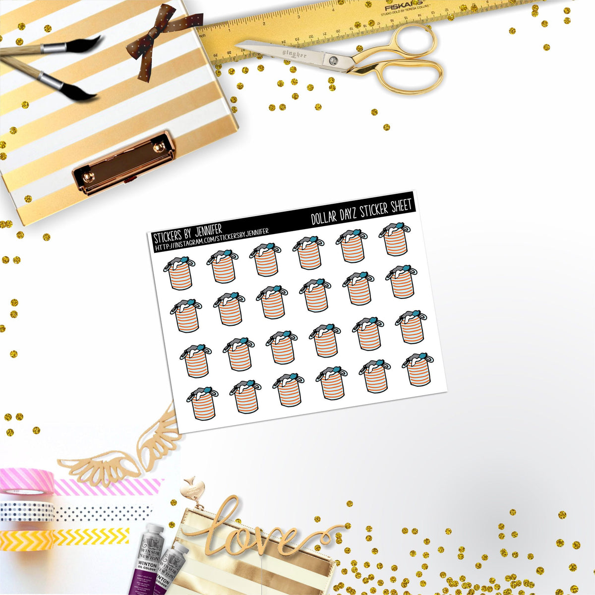 Deco Mini DD347 Planner Stickers, Bullet Journal, Functional Planner Stickers, Stationary Stickers