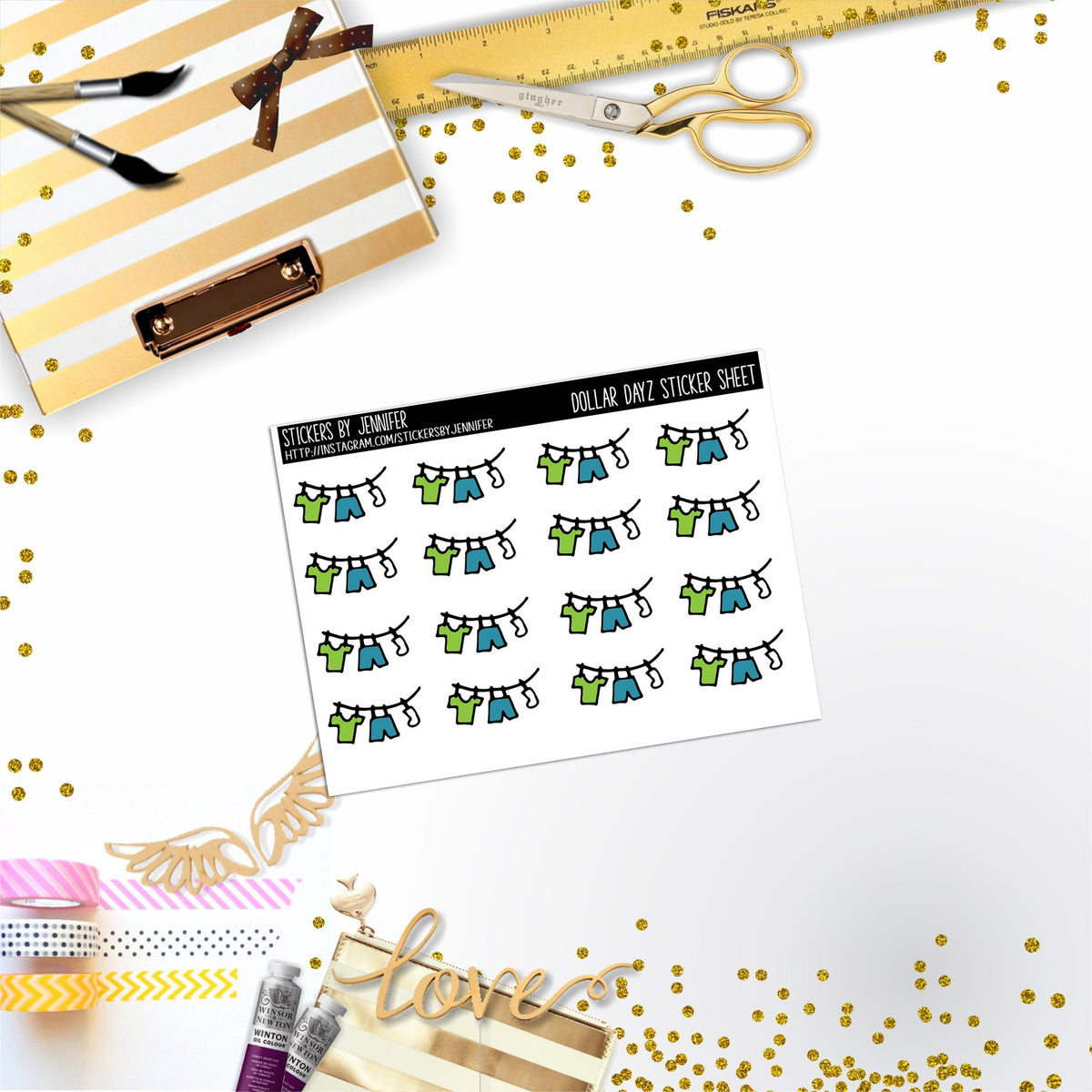 Deco Mini DD354 Planner Stickers, Bullet Journal, Functional Planner Stickers, Stationary Stickers