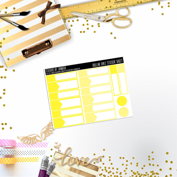 Deco Mini DD402 Planner Stickers, Bullet Journal, Functional Planner Stickers, Stationary Stickers