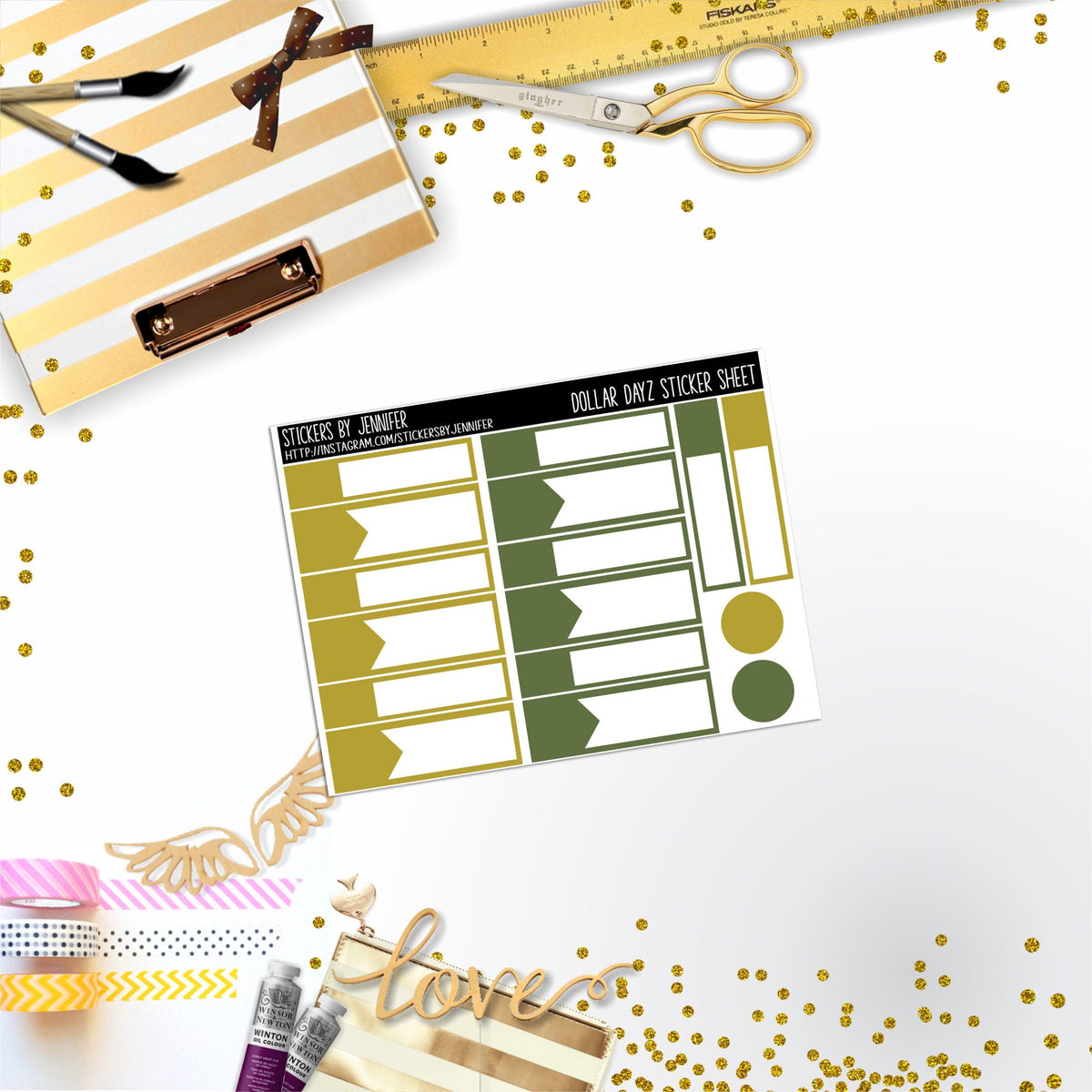 Deco Mini DD404 Planner Stickers, Bullet Journal, Functional Planner Stickers, Stationary Stickers