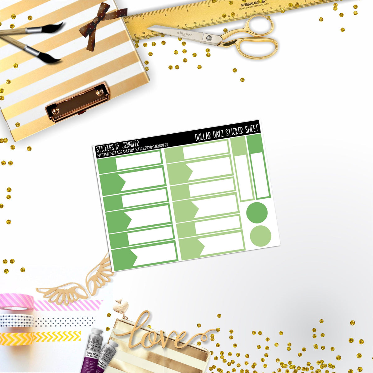 Deco Mini DD408 Planner Stickers, Bullet Journal, Functional Planner Stickers, Stationary Stickers