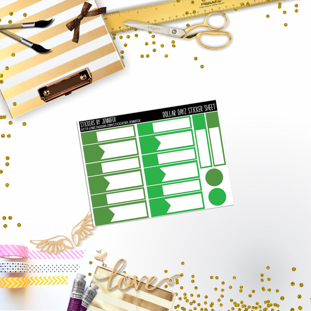 Deco Mini DD410 Planner Stickers, Bullet Journal, Functional Planner Stickers, Stationary Stickers
