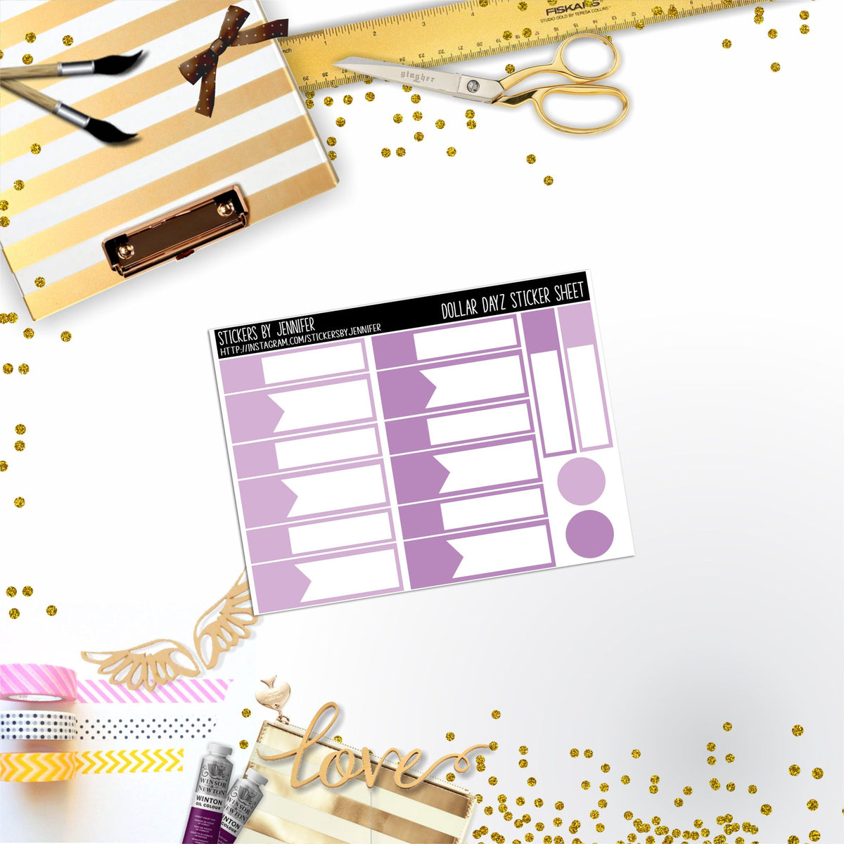 Deco Mini DD428 Planner Stickers, Bullet Journal, Functional Planner Stickers, Stationary Stickers
