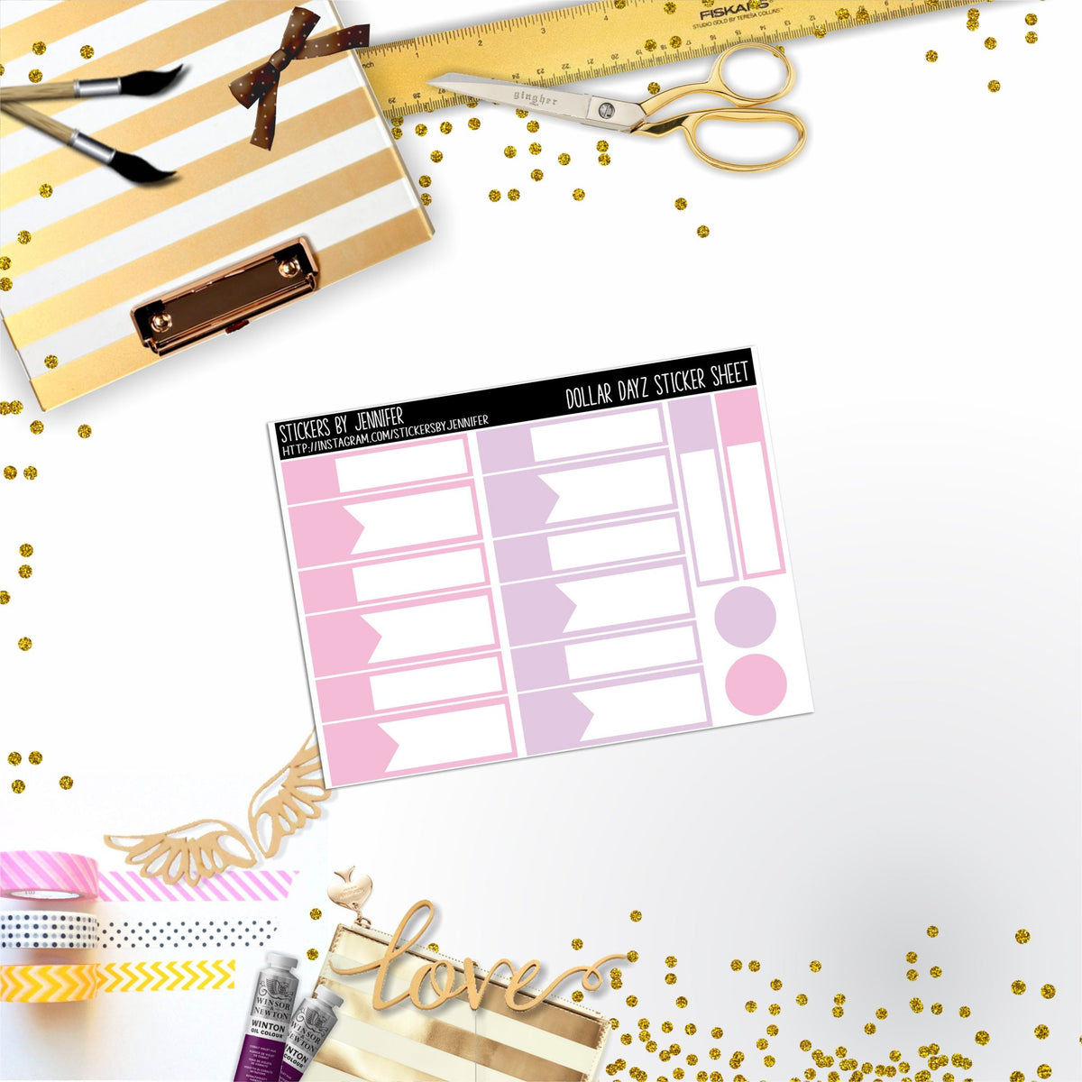 Deco Mini DD429 Planner Stickers, Bullet Journal, Functional Planner Stickers, Stationary Stickers