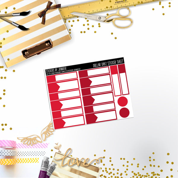 Deco Mini DD438 Planner Stickers, Bullet Journal, Functional Planner Stickers, Stationary Stickers