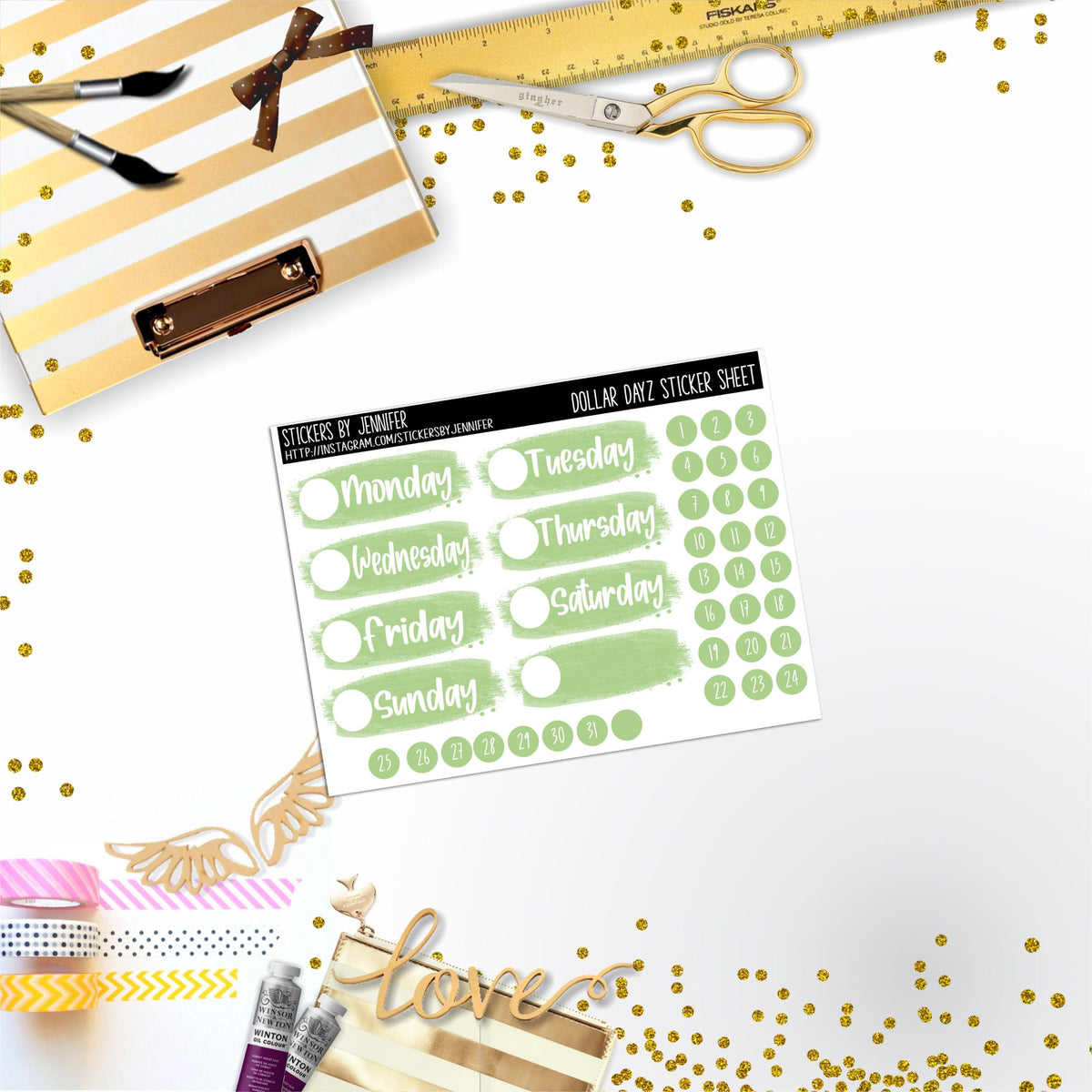 Deco Mini DD464 Planner Stickers, Bullet Journal, Functional Planner Stickers, Stationary Stickers