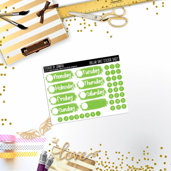 Deco Mini DD467 Planner Stickers, Bullet Journal, Functional Planner Stickers, Stationary Stickers