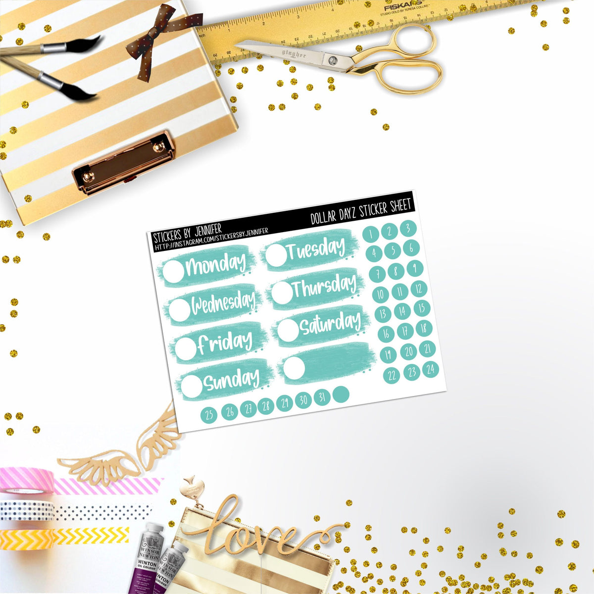 Deco Mini DD477 Planner Stickers, Bullet Journal, Functional Planner Stickers, Stationary Stickers