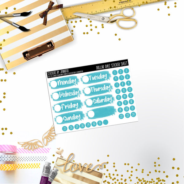 Deco Mini DD480 Planner Stickers, Bullet Journal, Functional Planner Stickers, Stationary Stickers