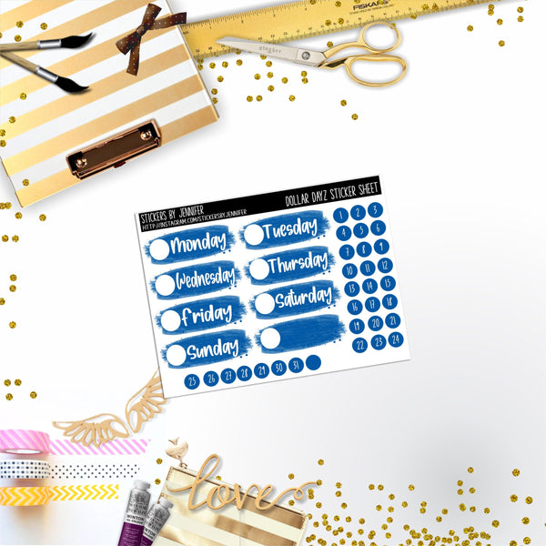Deco Mini DD488 Planner Stickers, Bullet Journal, Functional Planner Stickers, Stationary Stickers