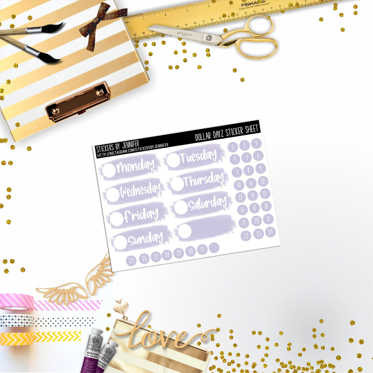 Deco Mini DD496 Planner Stickers, Bullet Journal, Functional Planner Stickers, Stationary Stickers