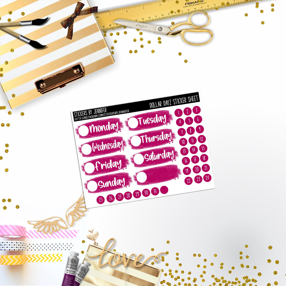Deco Mini DD512 Planner Stickers, Bullet Journal, Functional Planner Stickers, Stationary Stickers