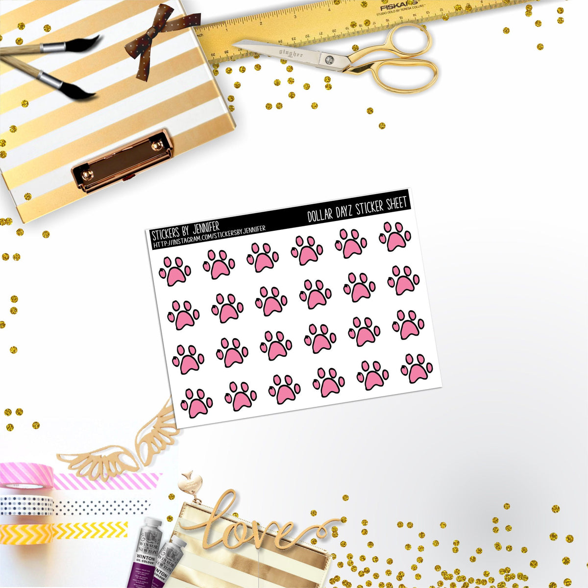 Deco Mini DD552 Planner Stickers, Bullet Journal, Functional Planner Stickers, Stationary Stickers