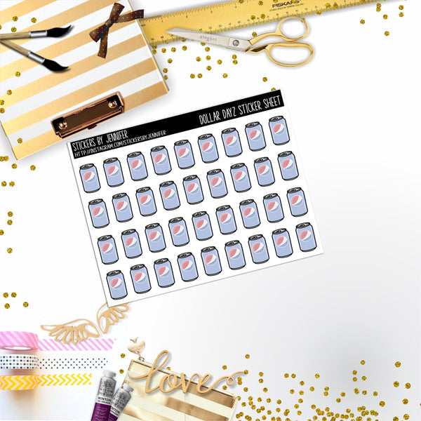 Deco Mini DD615 Planner Stickers, Bullet Journal, Functional Planner Stickers, Stationary Stickers