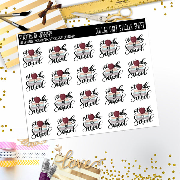 Deco Mini DD642 Planner Stickers, Bullet Journal, Functional Planner Stickers, Stationary Stickers